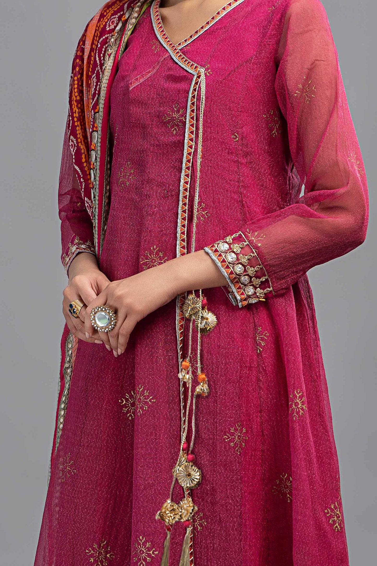 Maria B | Eid Collection 2026 | Dw-Ef23-59R1 Pink - Luxury Dress - available at Maria Faisal in UK and USA.