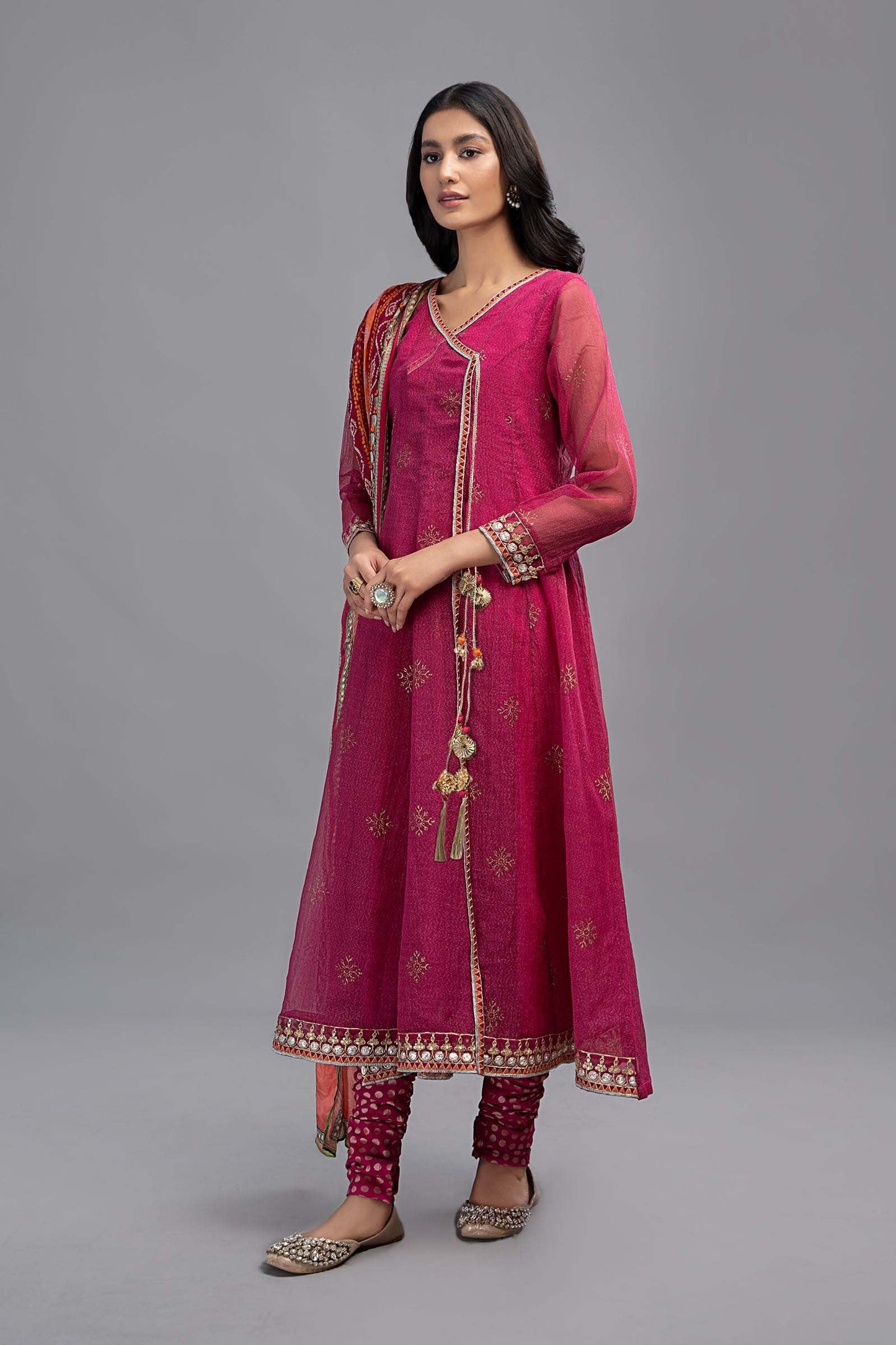 Maria B | Eid Collection 2026 | Dw-Ef23-59R1 Pink - Luxury Dress - available at Maria Faisal in UK and USA.