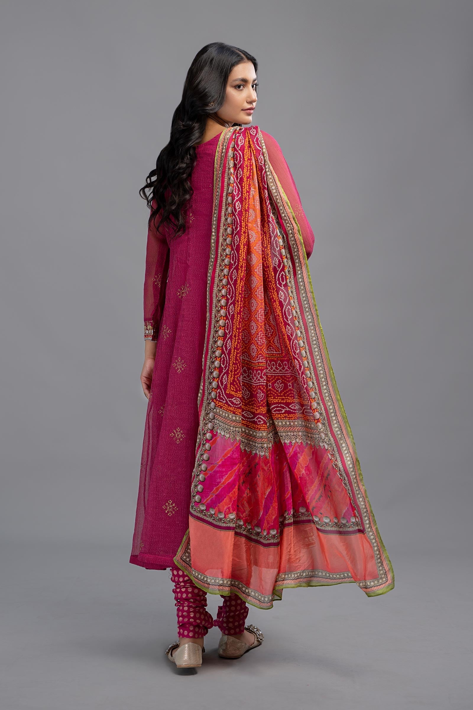 Maria B | Eid Collection 2026 | Dw-Ef23-59R1 Pink - Luxury Dress - available at Maria Faisal in UK and USA.