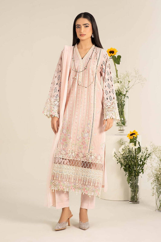 Maria B | Formal Wears | DW-EF25-07 Light Pink by Maria Faisal - Registered Vendor of : Maria B - type : Ladies Clothes - 100% original wedding dresses