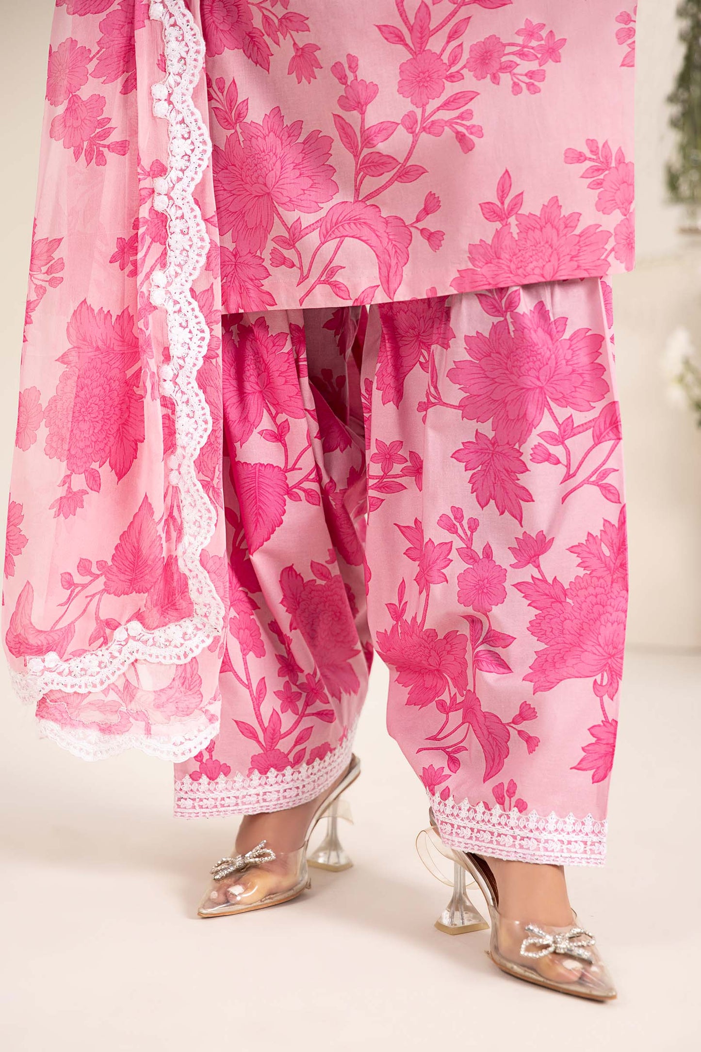 Maira B | Ready to Wear | DW-EF25-124 Pink by Maria Faisal - Registered Vendor of : Maria B - type : Wedding Dress - 100% original wedding dresses