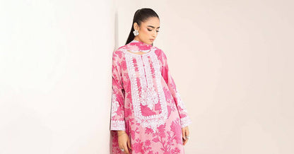 Maira B | Ready to Wear | DW-EF25-124 Pink by Maria Faisal - Registered Vendor of : Maria B - type : Wedding Dress - 100% original wedding dresses
