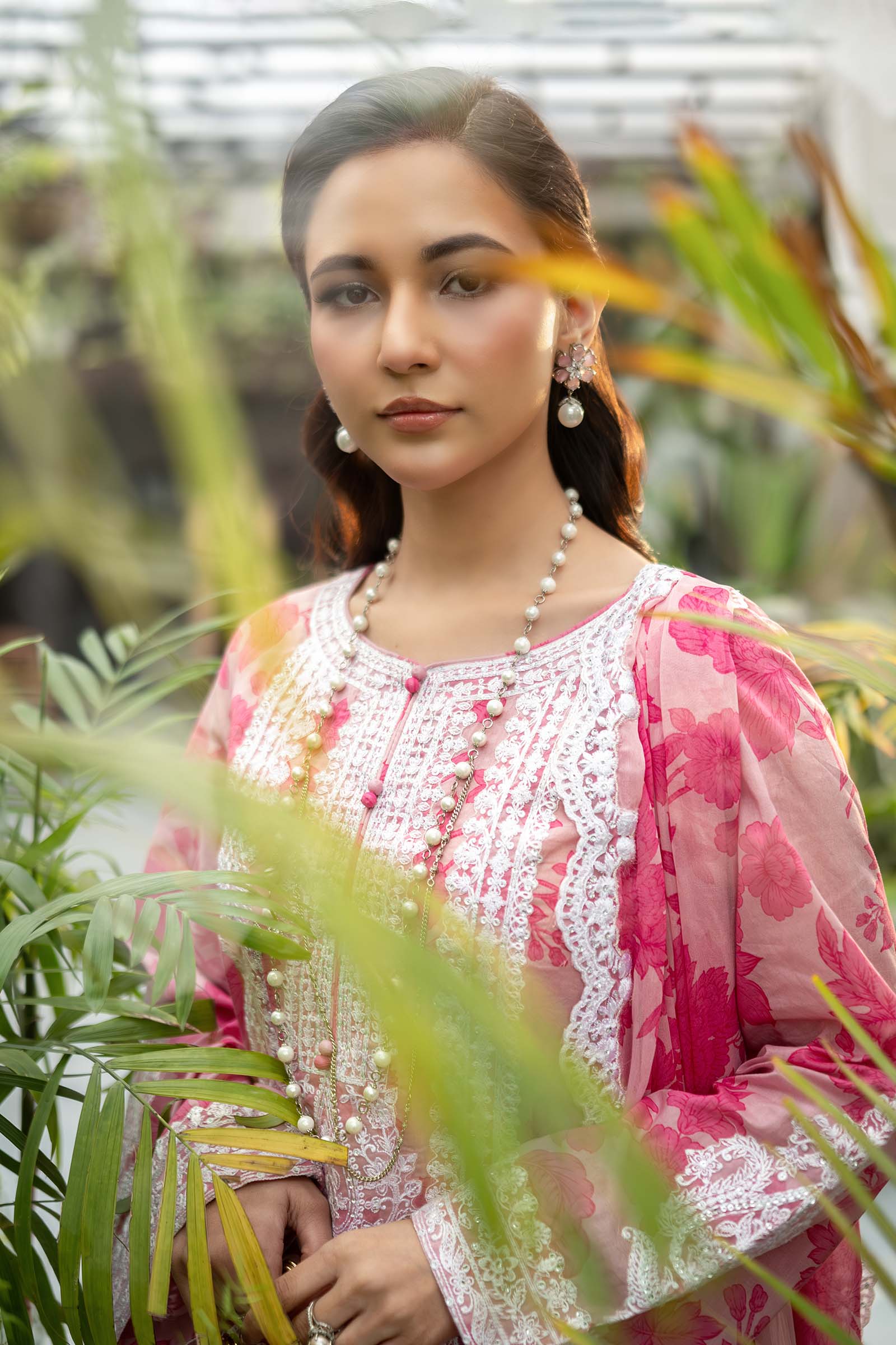 Maira B | Ready to Wear | DW-EF25-124 Pink by Maria Faisal - Registered Vendor of : Maria B - type : Wedding Dress - 100% original wedding dresses