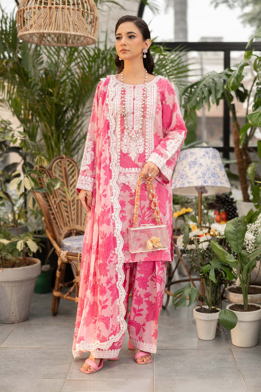 Maira B | Ready to Wear | DW-EF25-124 Pink by Maria Faisal - Registered Vendor of : Maria B - type : Wedding Dress - 100% original wedding dresses