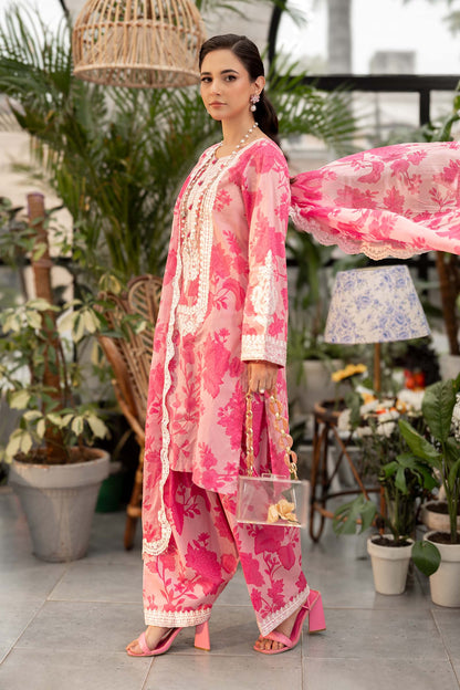 Maira B | Ready to Wear | DW-EF25-124 Pink by Maria Faisal - Registered Vendor of : Maria B - type : Wedding Dress - 100% original wedding dresses