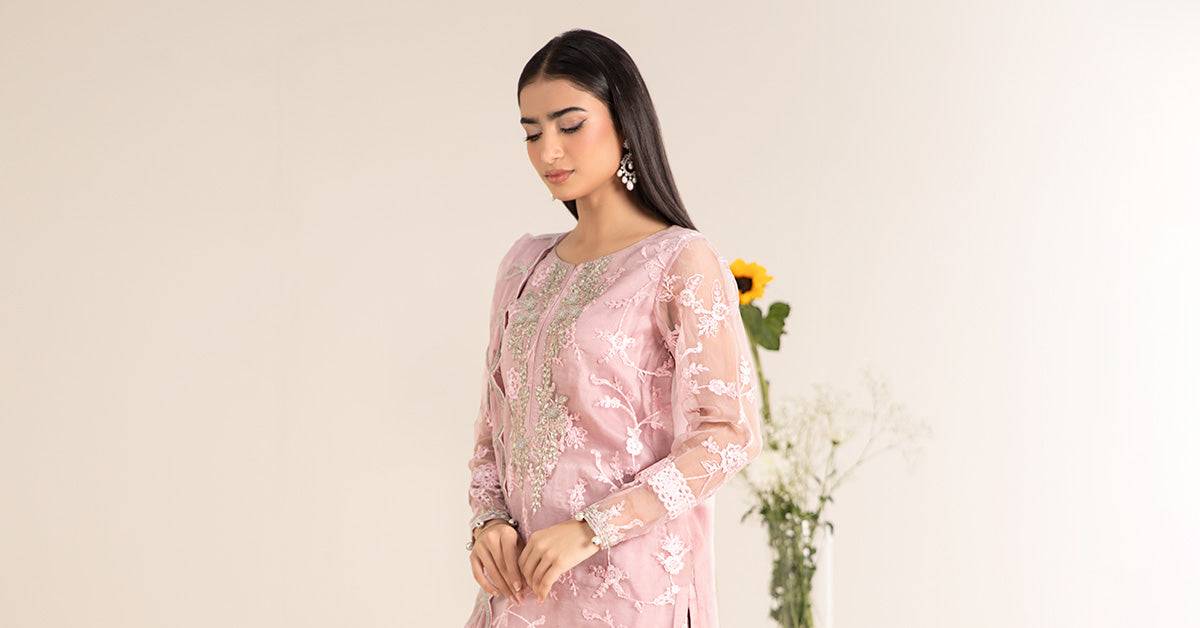 Maira B | Ready to Wear | DW-EF25-17 Lilac by Maria Faisal - Registered Vendor of : Maria B - type : Wedding Dress - 100% original wedding dresses