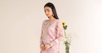 Maira B | Ready to Wear | DW-EF25-17 Lilac by Maria Faisal - Registered Vendor of : Maria B - type : Wedding Dress - 100% original wedding dresses