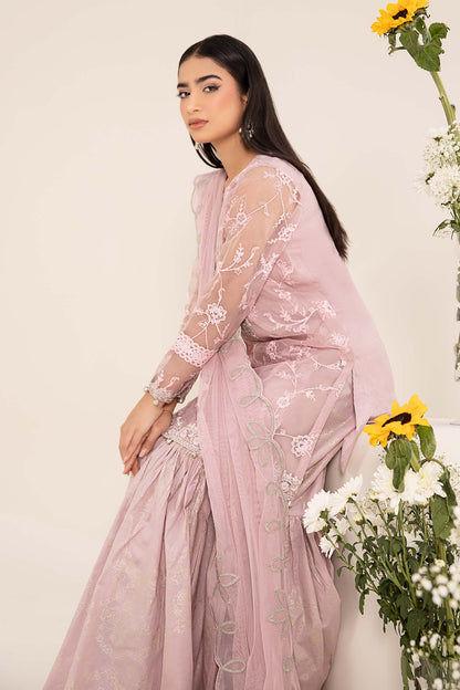 Maira B | Ready to Wear | DW-EF25-17 Lilac by Maria Faisal - Registered Vendor of : Maria B - type : Wedding Dress - 100% original wedding dresses
