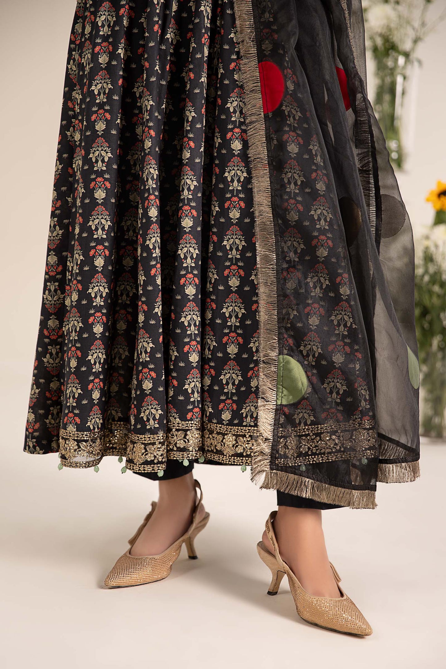 Maira B | Ready to Wear | DW-EF25-54 Black by Maria Faisal - Registered Vendor of : Maria B - type : Wedding Dress - 100% original wedding dresses
