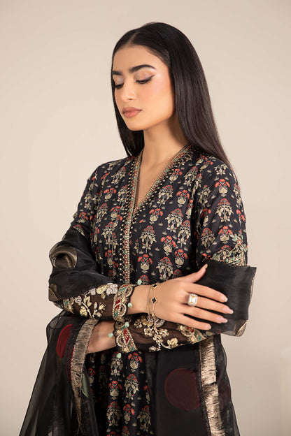 Maira B | Ready to Wear | DW-EF25-54 Black by Maria Faisal - Registered Vendor of : Maria B - type : Wedding Dress - 100% original wedding dresses