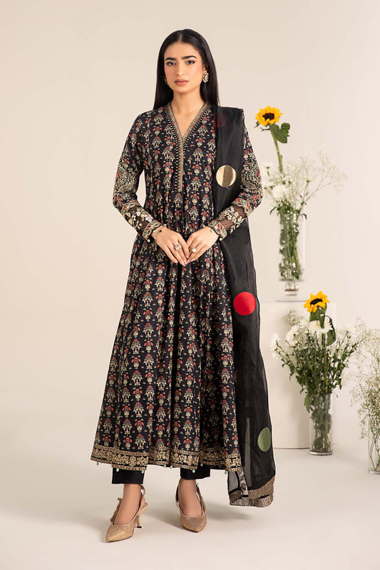Maira B | Ready to Wear | DW-EF25-54 Black by Maria Faisal - Registered Vendor of : Maria B - type : Wedding Dress - 100% original wedding dresses