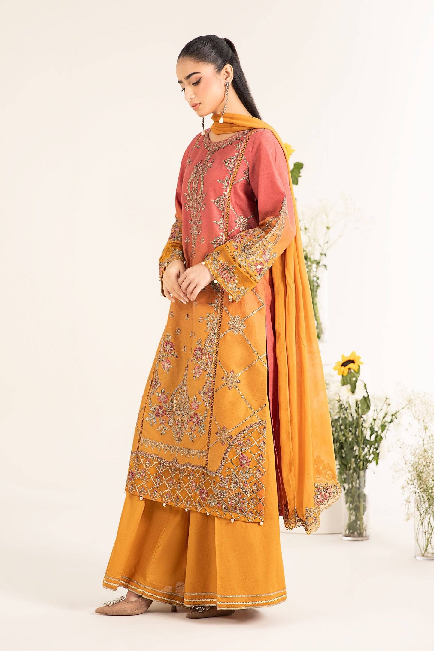 Maira B | Ready to Wear | DW-EF25-71 by Maria Faisal - Registered Vendor of : Maria B - type : Wedding Dress - 100% original wedding dresses