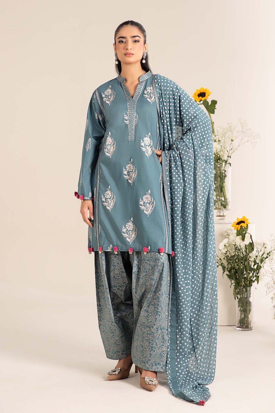 Maria B | Casual Pret 25 | DW-EF25-96 - Ladies Clothes 