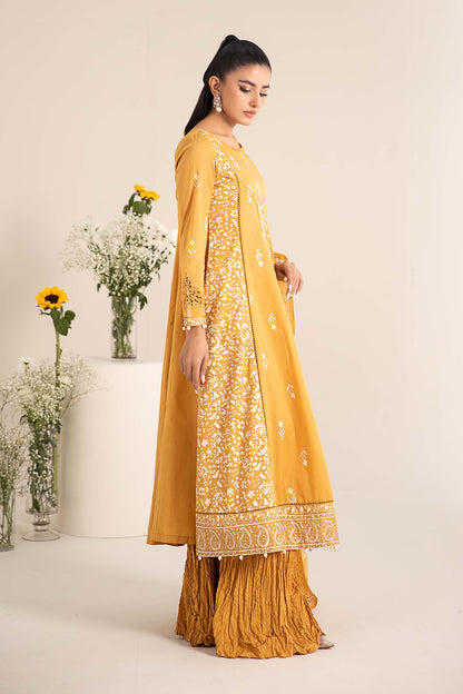 Maira B | Ready to Wear | DW-EF25-97 Yellow by Maria Faisal - Registered Vendor of : Maria B - type : Wedding Dress - 100% original wedding dresses