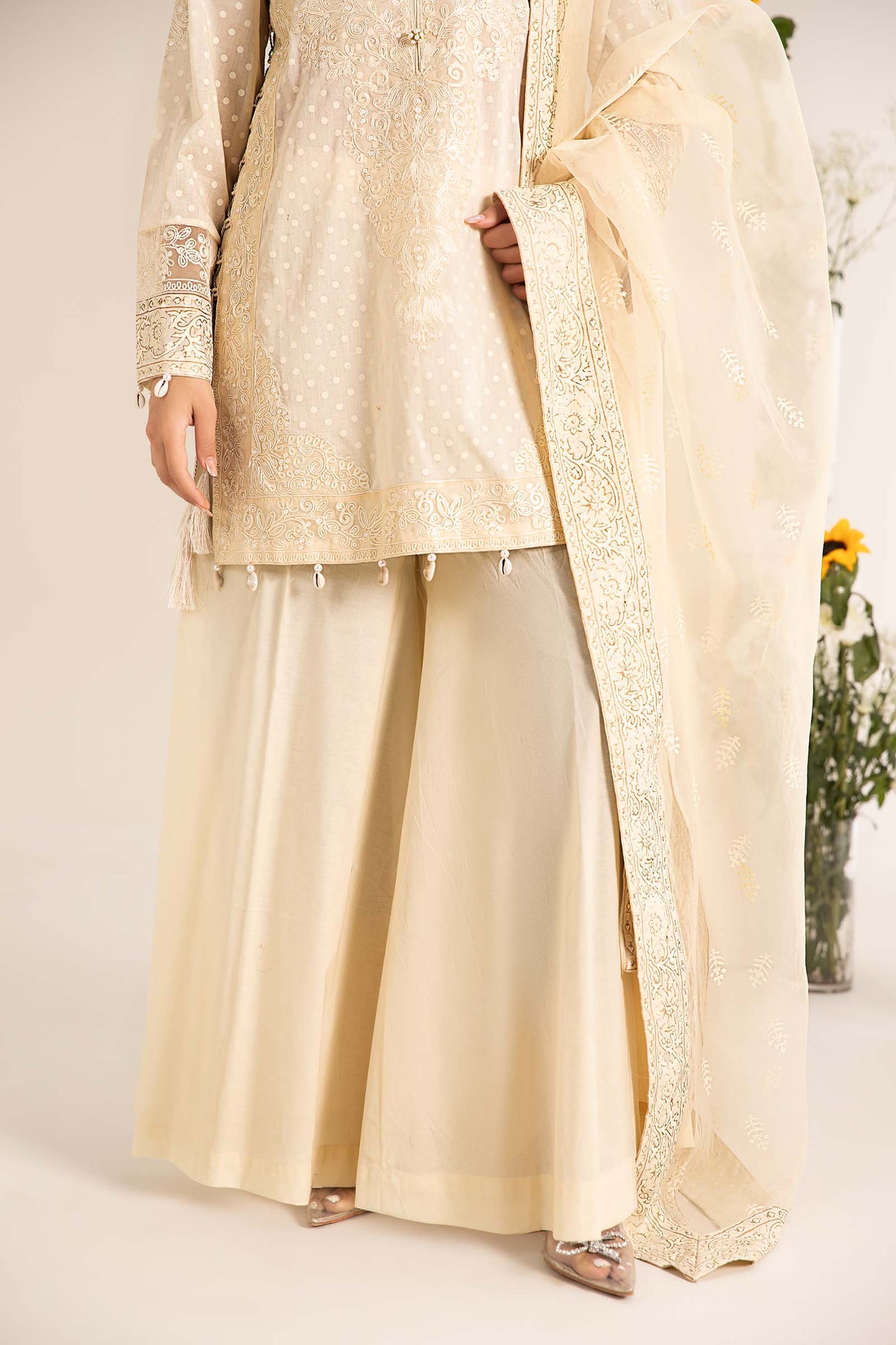Maira B | Ready to Wear | DW-EF25-99 Yellow by Maria Faisal - Registered Vendor of : Maria B - type : Wedding Dress - 100% original wedding dresses