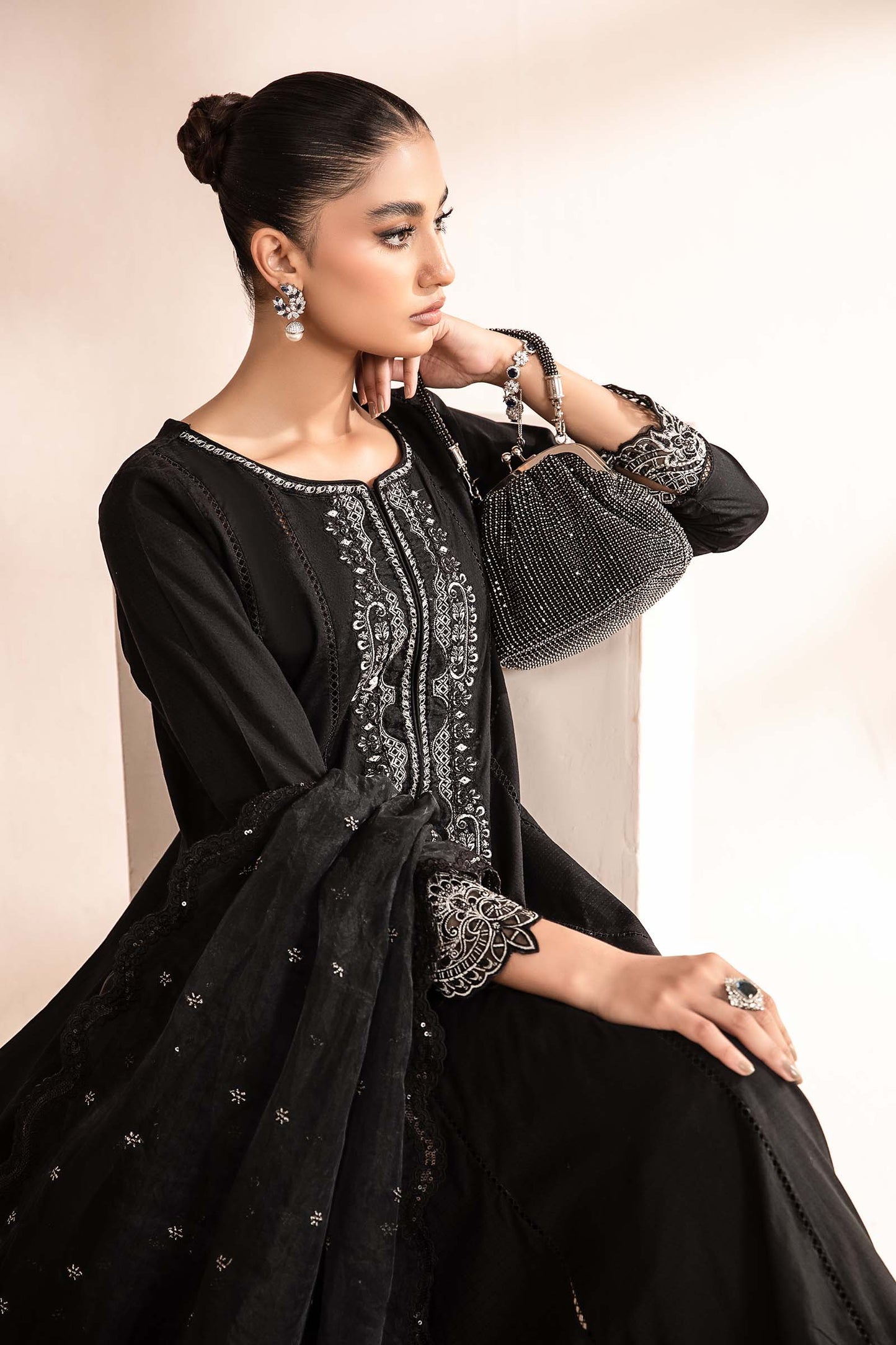 Maira B | Ready to Wear | DW-MN24-08 by Maria Faisal - Registered Vendor of : Maria B - type : Wedding Dress - 100% original wedding dresses