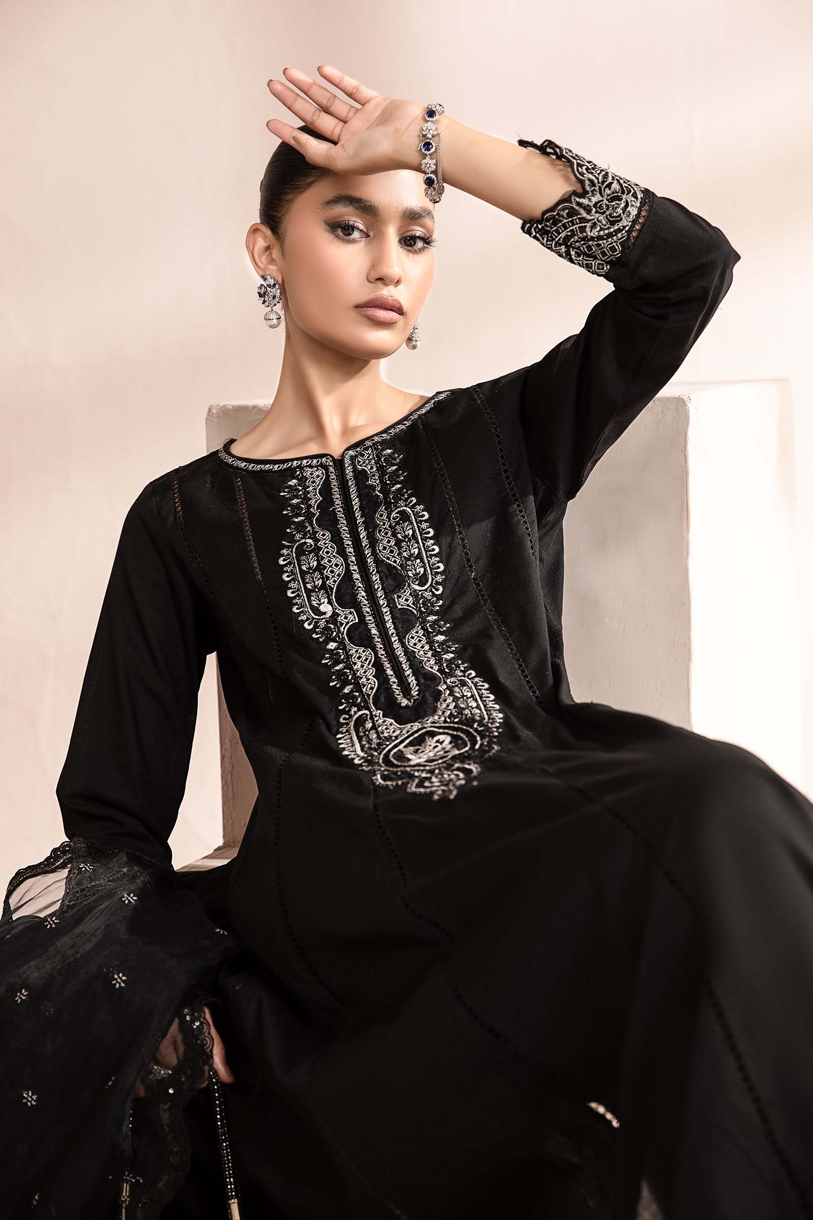 Maira B | Ready to Wear | DW-MN24-08 by Maria Faisal - Registered Vendor of : Maria B - type : Wedding Dress - 100% original wedding dresses