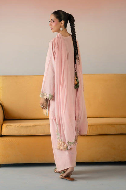 Maria B | Luxury Pret Pre Fall | DW-PF26-20-Light Pink - Luxury Dress - available at Maria Faisal in UK and USA.