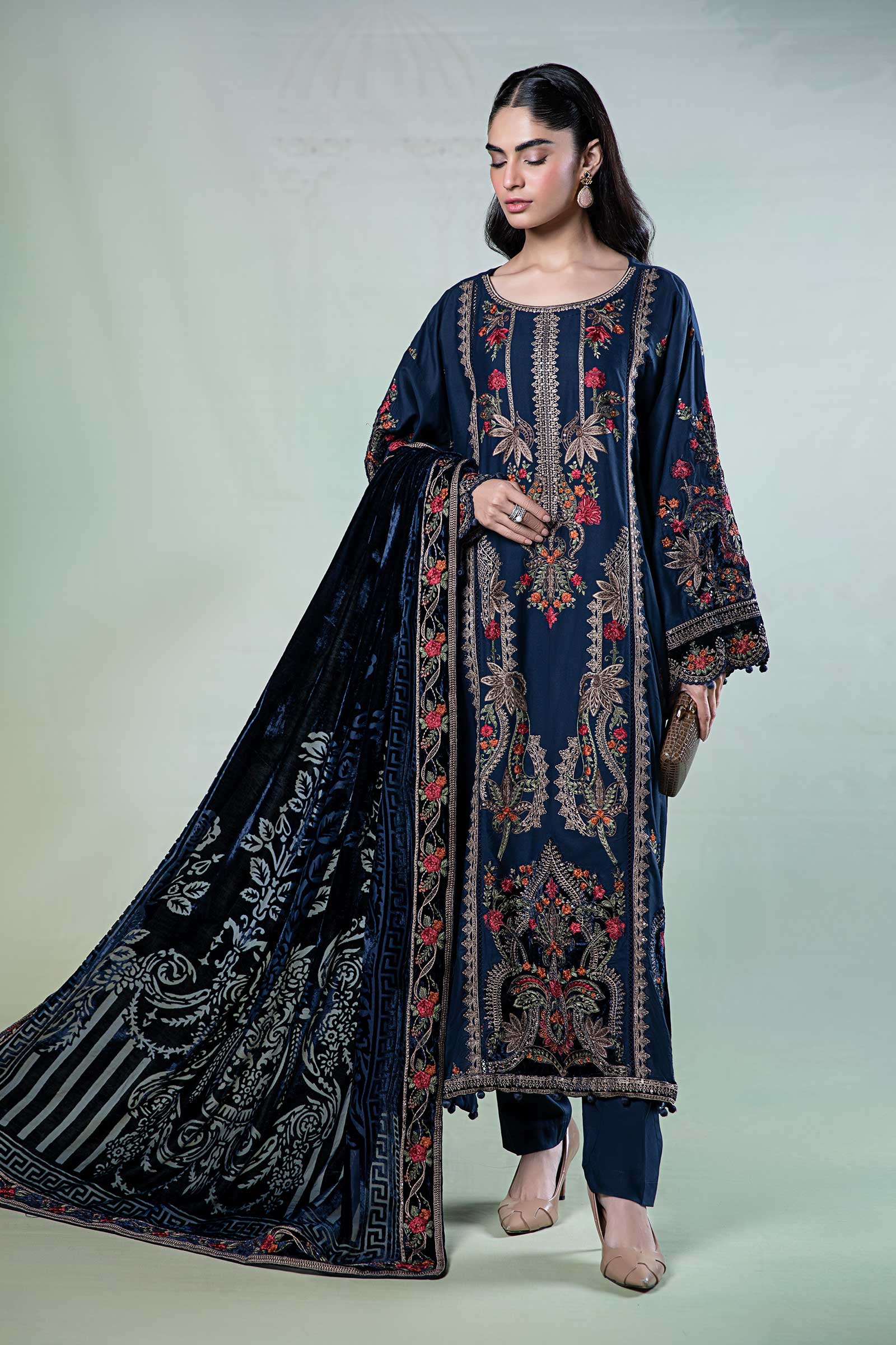 Maira B | Ready to Wear | DW-W24-16 by Maria Faisal - Registered Vendor of : Maria B - type : Wedding Dress - 100% original wedding dresses