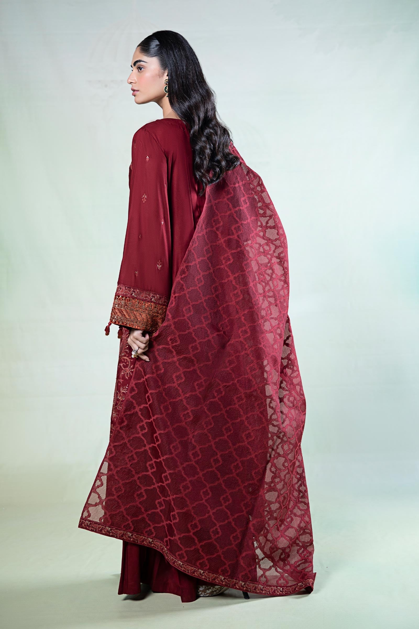 Maira B | Ready to Wear | DW-W24-22 by Maria Faisal - Registered Vendor of : Maria B - type : Wedding Dress - 100% original wedding dresses