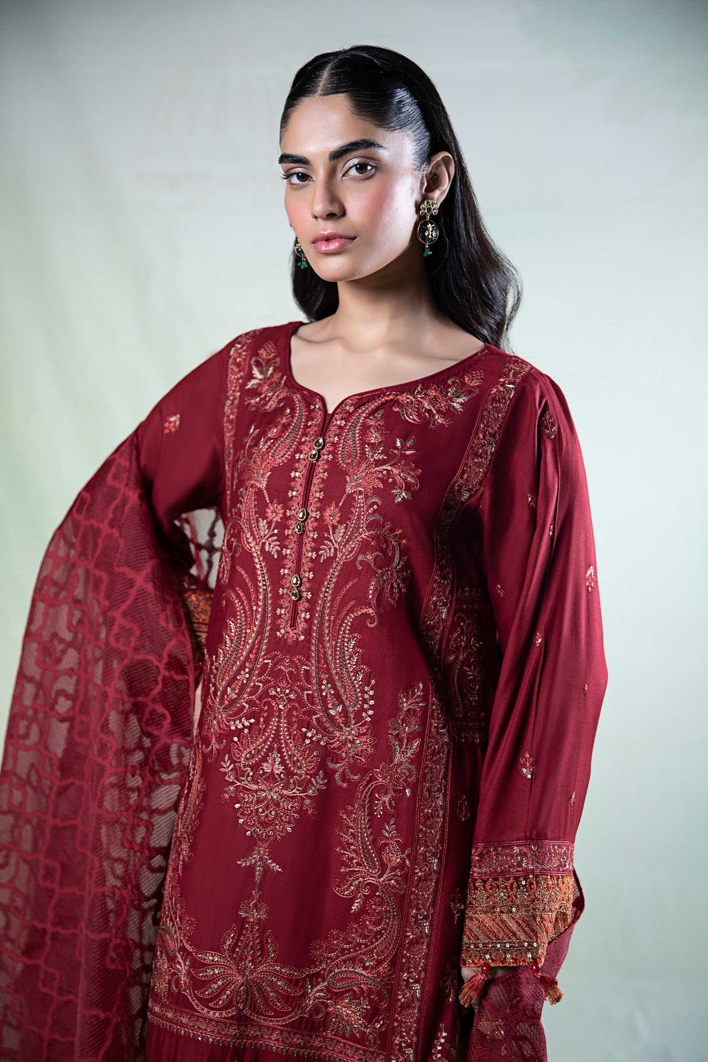 Maira B | Ready to Wear | DW-W24-22 by Maria Faisal - Registered Vendor of : Maria B - type : Wedding Dress - 100% original wedding dresses