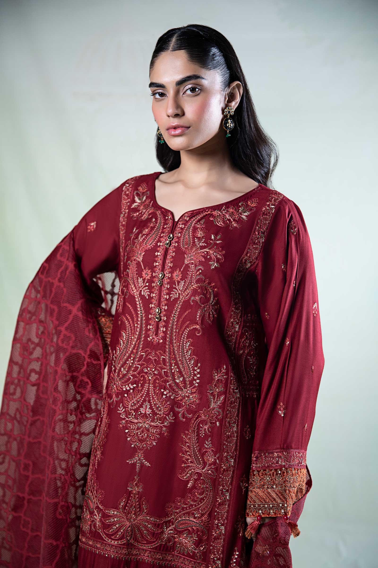 Maira B | Ready to Wear | DW-W24-22 by Maria Faisal - Registered Vendor of : Maria B - type : Wedding Dress - 100% original wedding dresses