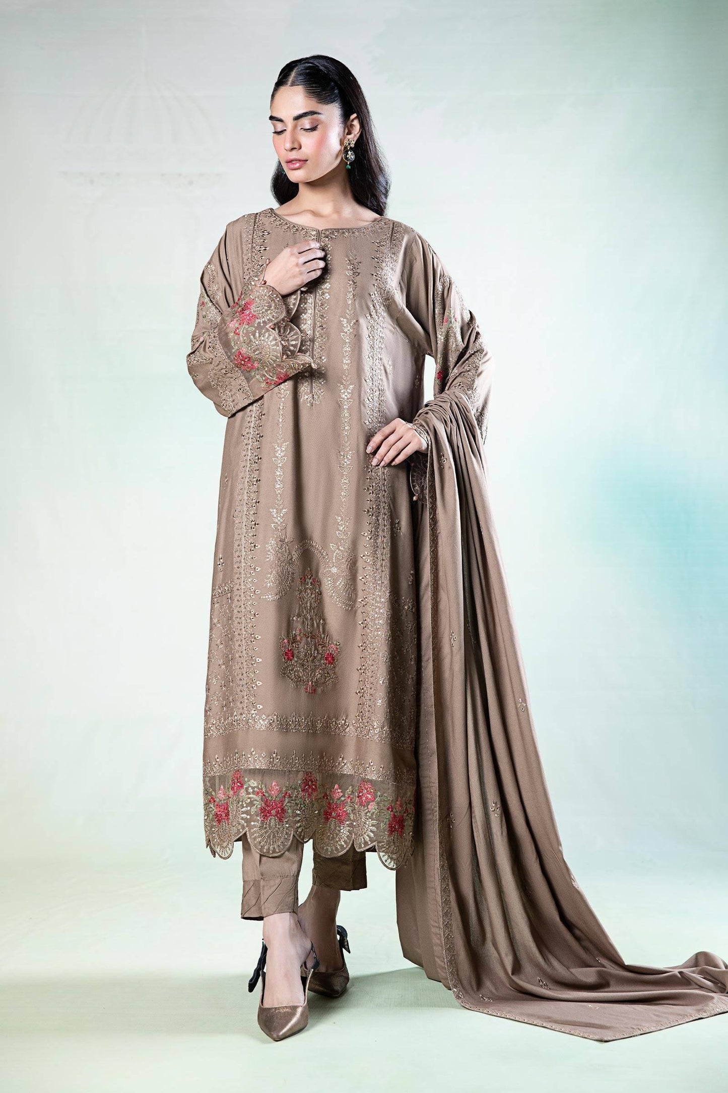 Maira B | Ready to Wear | DW-W24-65 by Maria Faisal - Registered Vendor of : Maria B - type : Wedding Dress - 100% original wedding dresses