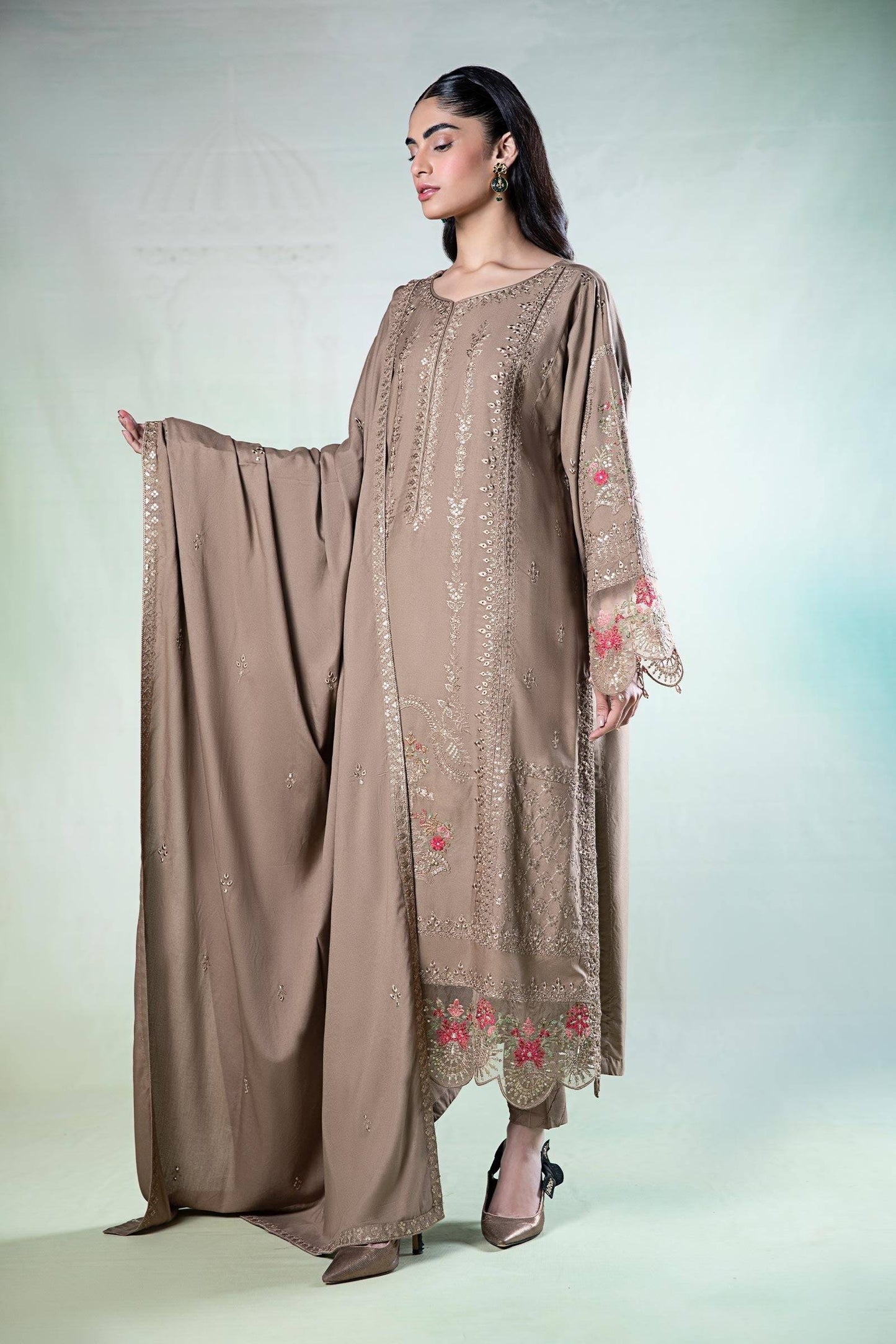 Maira B | Ready to Wear | DW-W24-65 by Maria Faisal - Registered Vendor of : Maria B - type : Wedding Dress - 100% original wedding dresses