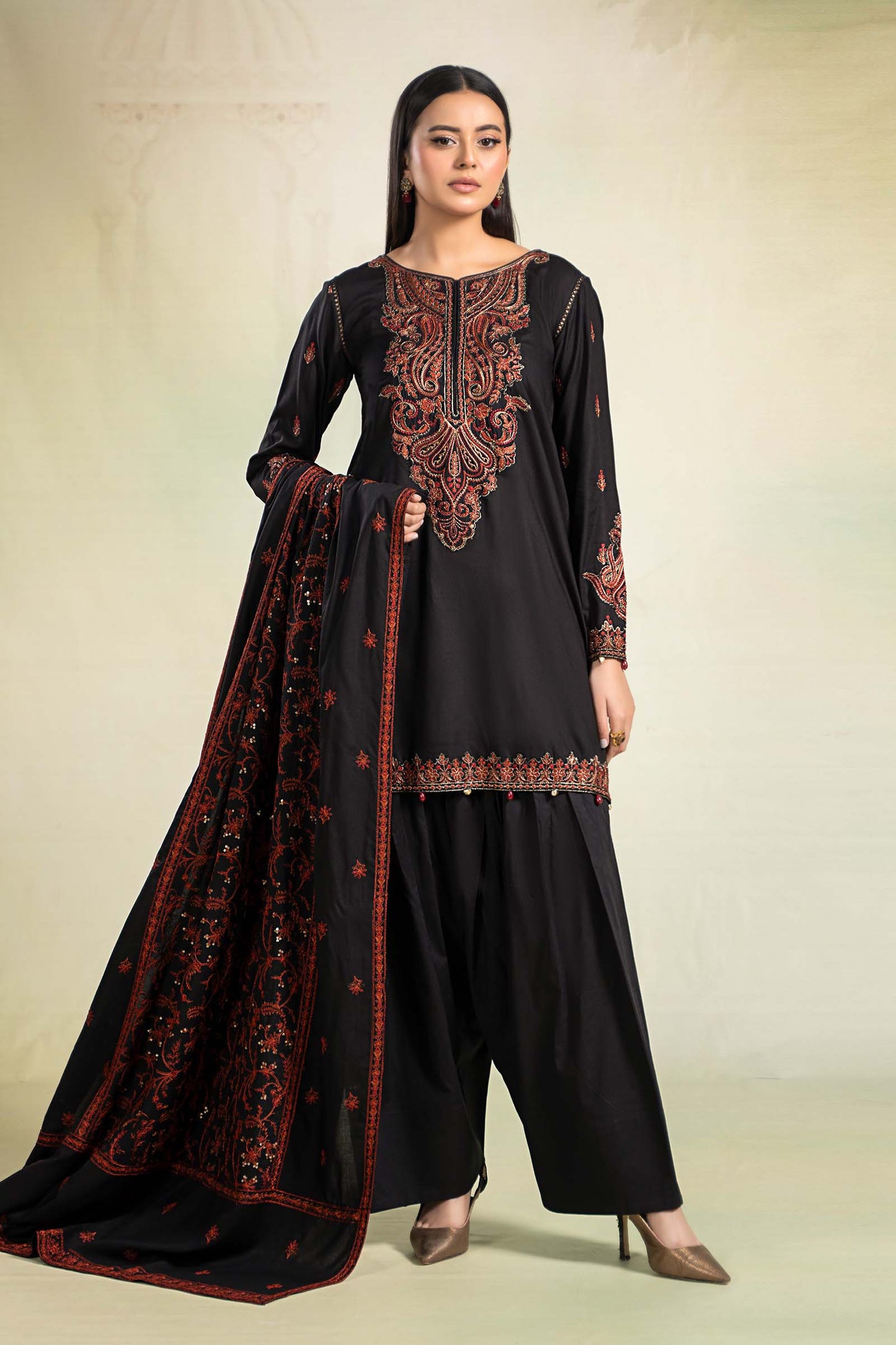 Maira B | Ready to Wear | DW-W24-80 by Maria Faisal - Registered Vendor of : Maria B - type : Wedding Dress - 100% original wedding dresses