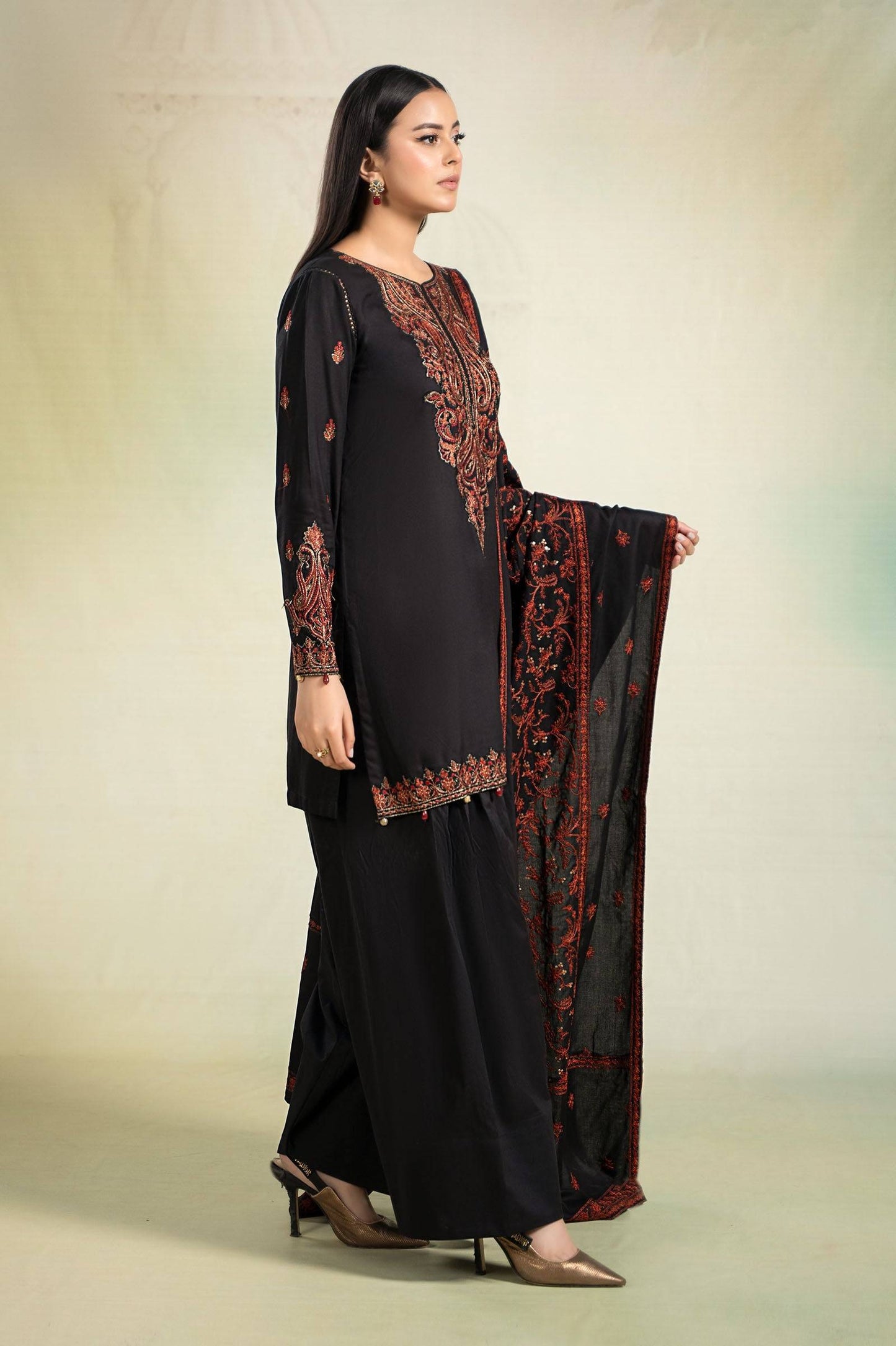 Maira B | Ready to Wear | DW-W24-80 by Maria Faisal - Registered Vendor of : Maria B - type : Wedding Dress - 100% original wedding dresses