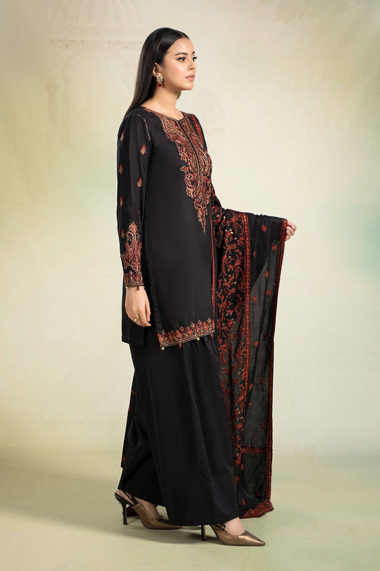 Maira B | Ready to Wear | DW-W24-80 by Maria Faisal - Registered Vendor of : Maria B - type : Wedding Dress - 100% original wedding dresses