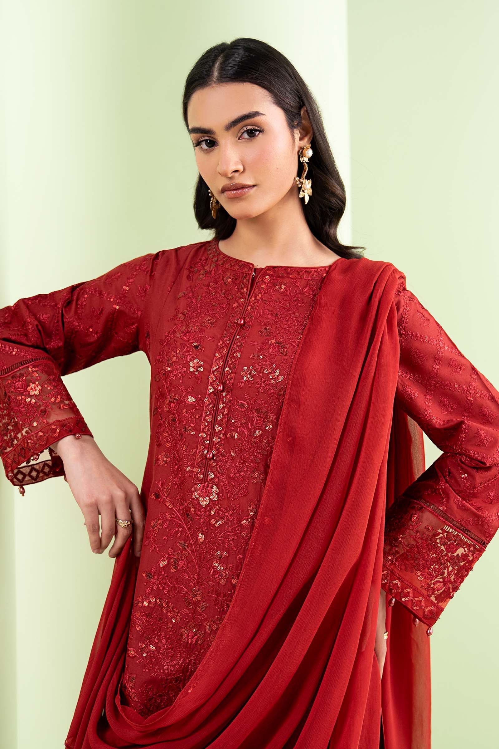 Maria B | Eid Collection Pret | DW-EA20-01R1 - Dress - available at Maria Faisal in UK and USA.