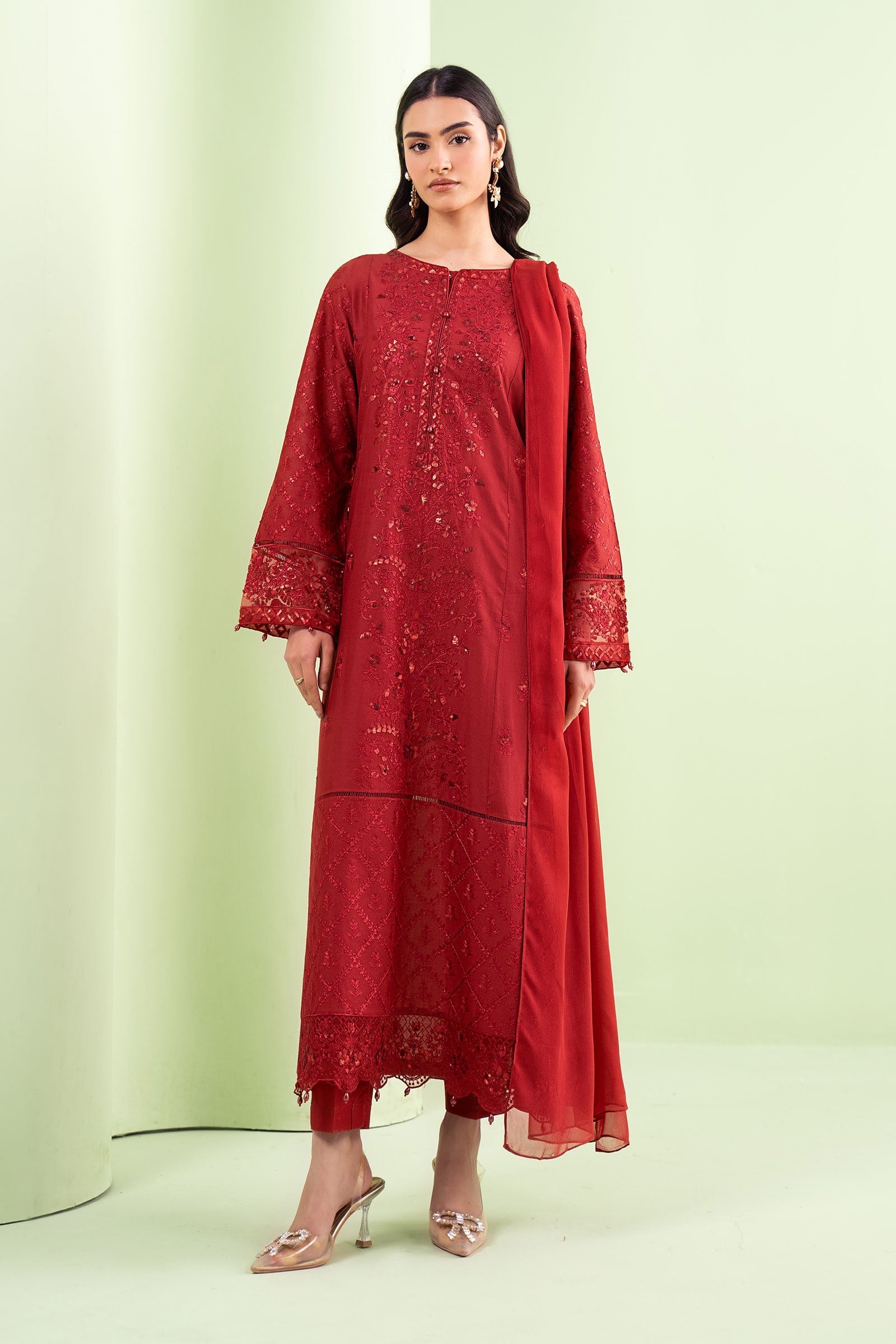 Maria B | Eid Collection Pret | DW-EA20-01R1 - Dress - available at Maria Faisal in UK and USA.