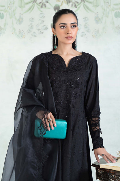 Maria B | Eid Collection 2026 | Dw-Ea24-07R1 Black - Luxury Dress - available at Maria Faisal in UK and USA.