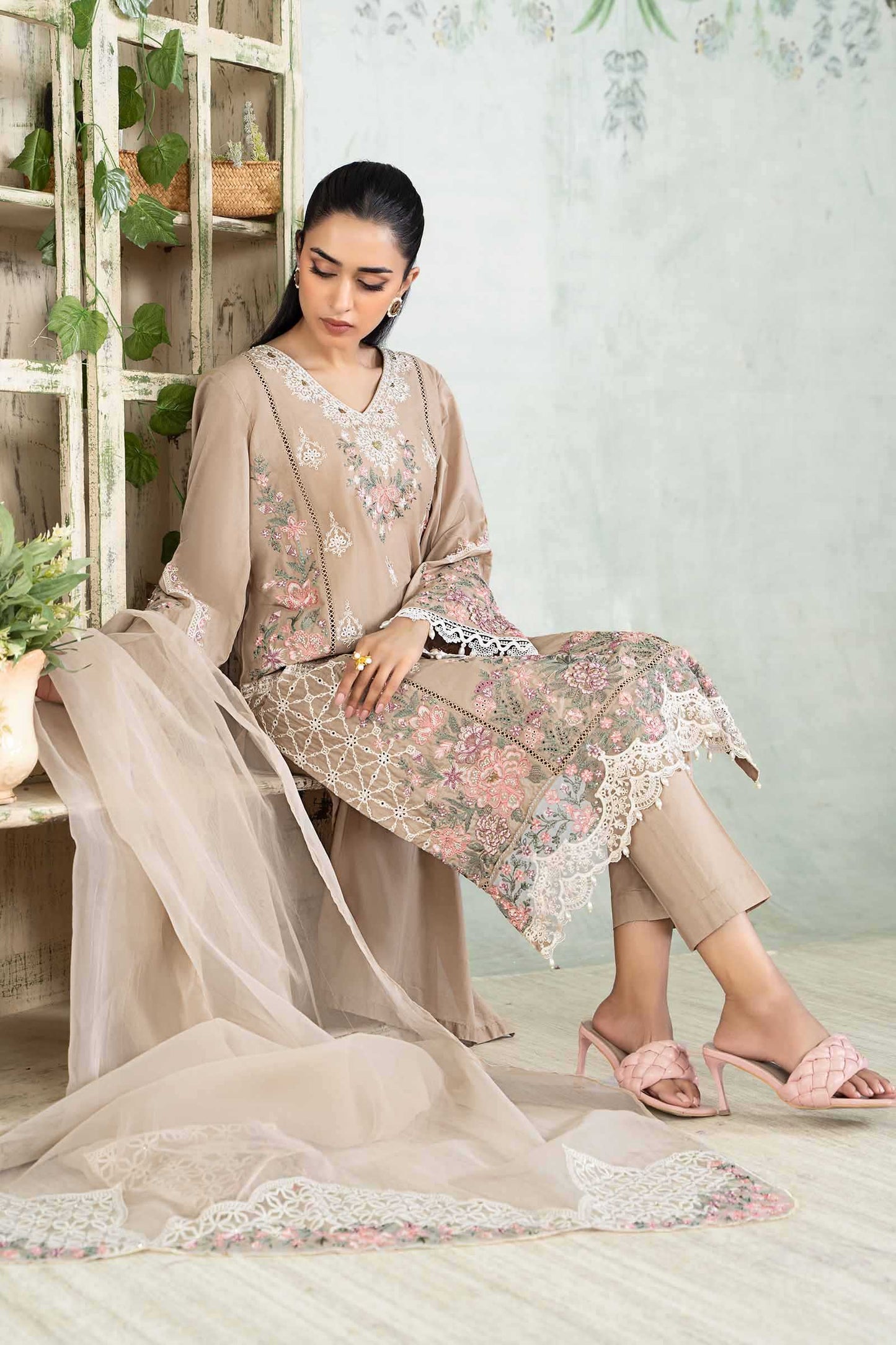 Maira B | Ready to Wear | DW-EA24-33 by Maria Faisal - Registered Vendor of : Maria B - type : Wedding Dress - 100% original wedding dresses