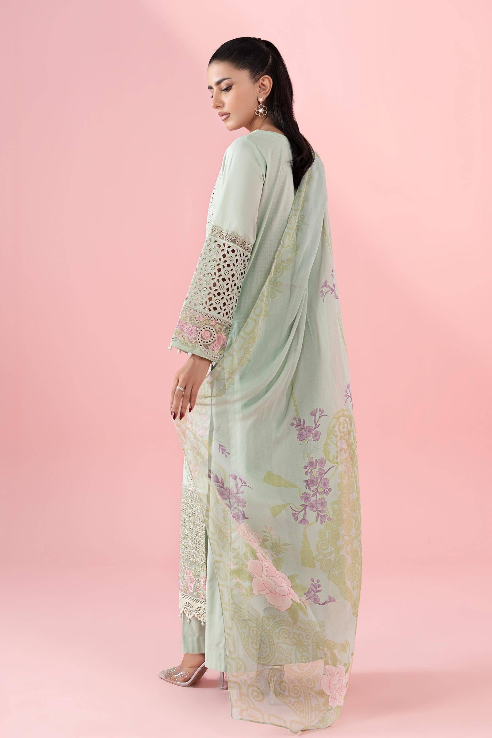 Maria B | Luxury Pret 25 | DW-EA25-05 by Maria Faisal - Registered Vendor of : Maria B - type : Ladies Clothes - 100% original wedding dresses