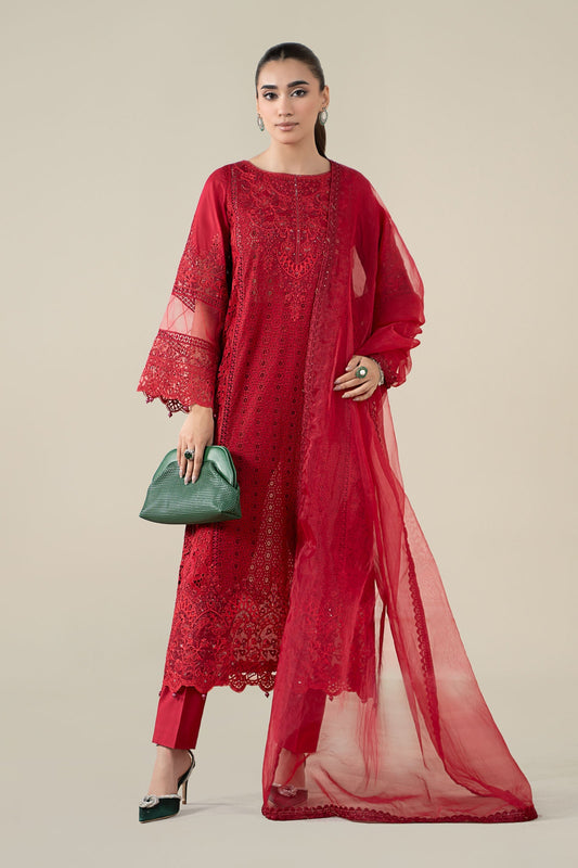 Maria B | Pre Fall 25 | Lawn Suit 16 - Ladies Clothes - Maria Faisal