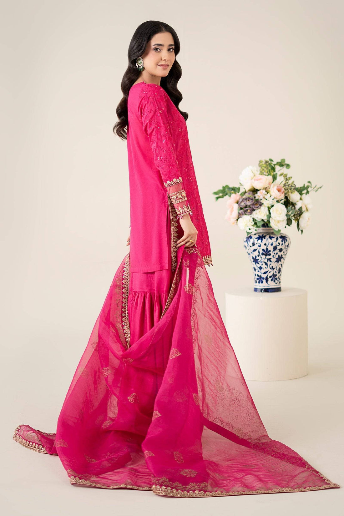 Maria B | Luxury Pret 25 | DW-EA25-11 by Maria Faisal - Registered Vendor of : Maria B - type : Ladies Clothes - 100% original wedding dresses