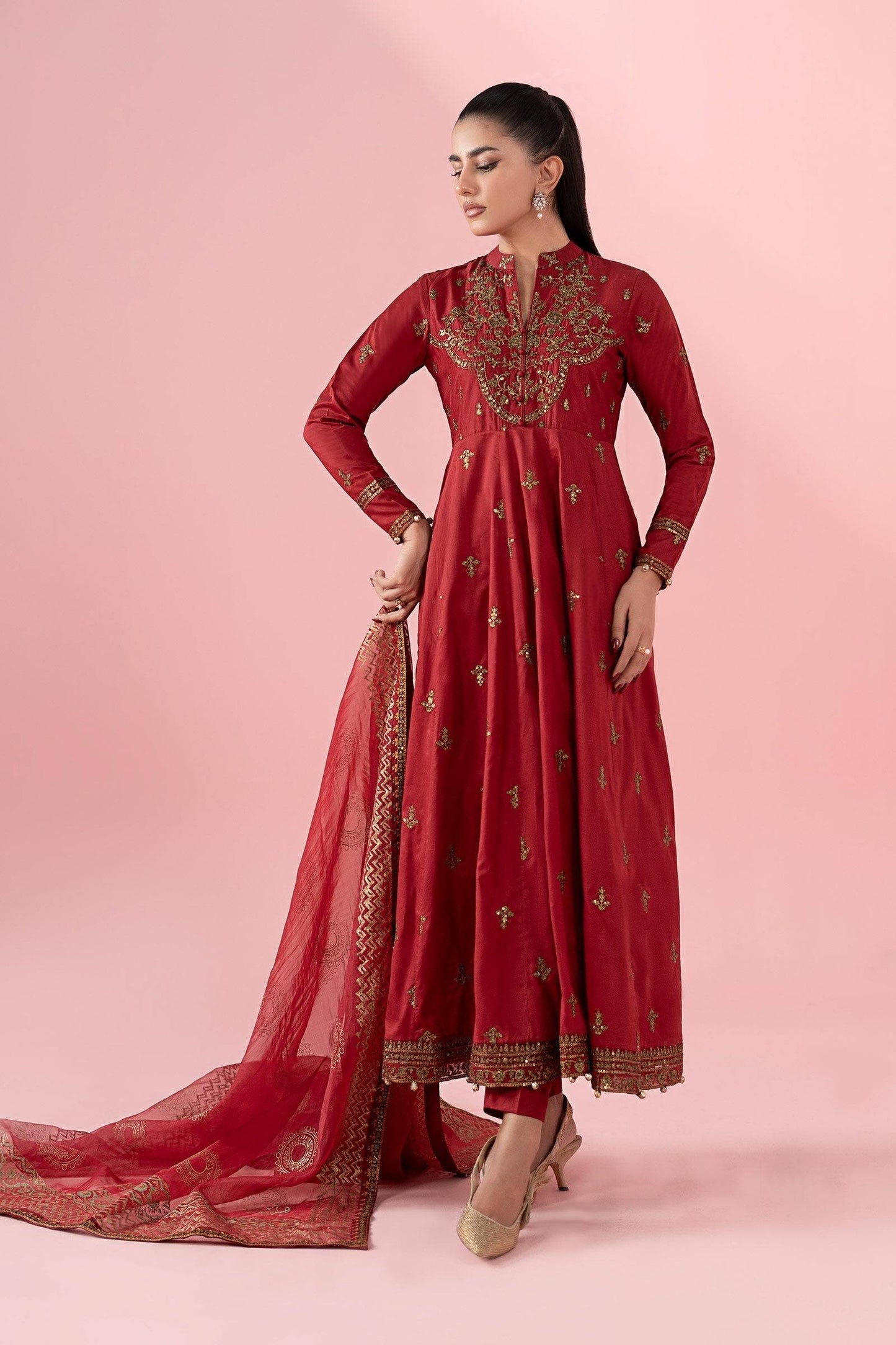 Maria B | Luxury Pret 25 | DW-EA25-12 by Maria Faisal - Registered Vendor of : Maria B - type : Ladies Clothes - 100% original wedding dresses