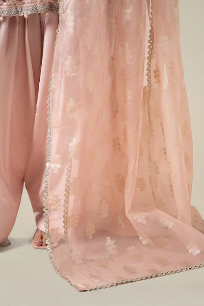 Maria B | Luxury Winter Pret 25 | DW-EA25-13-Peach - Ladies Clothes - Maria Faisal