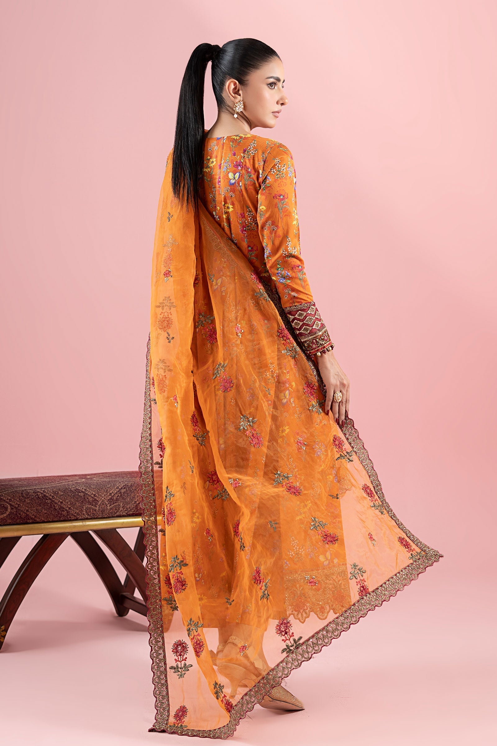 Maria B | Luxury Pret 25 | DW-EA25-17 - Ladies Clothes - Maria Faisal