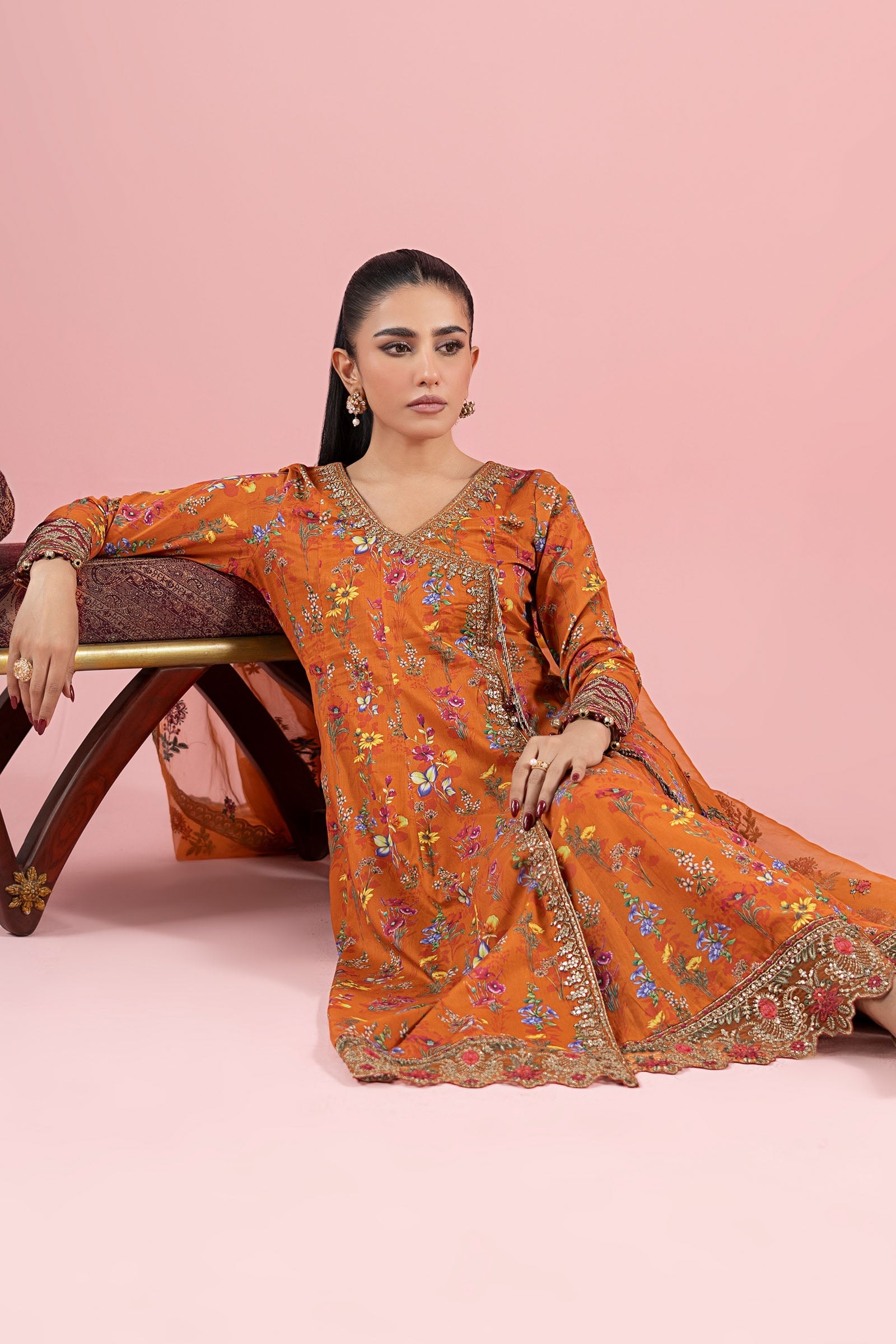 Maria B | Luxury Pret 25 | DW-EA25-17 - Ladies Clothes - Maria Faisal