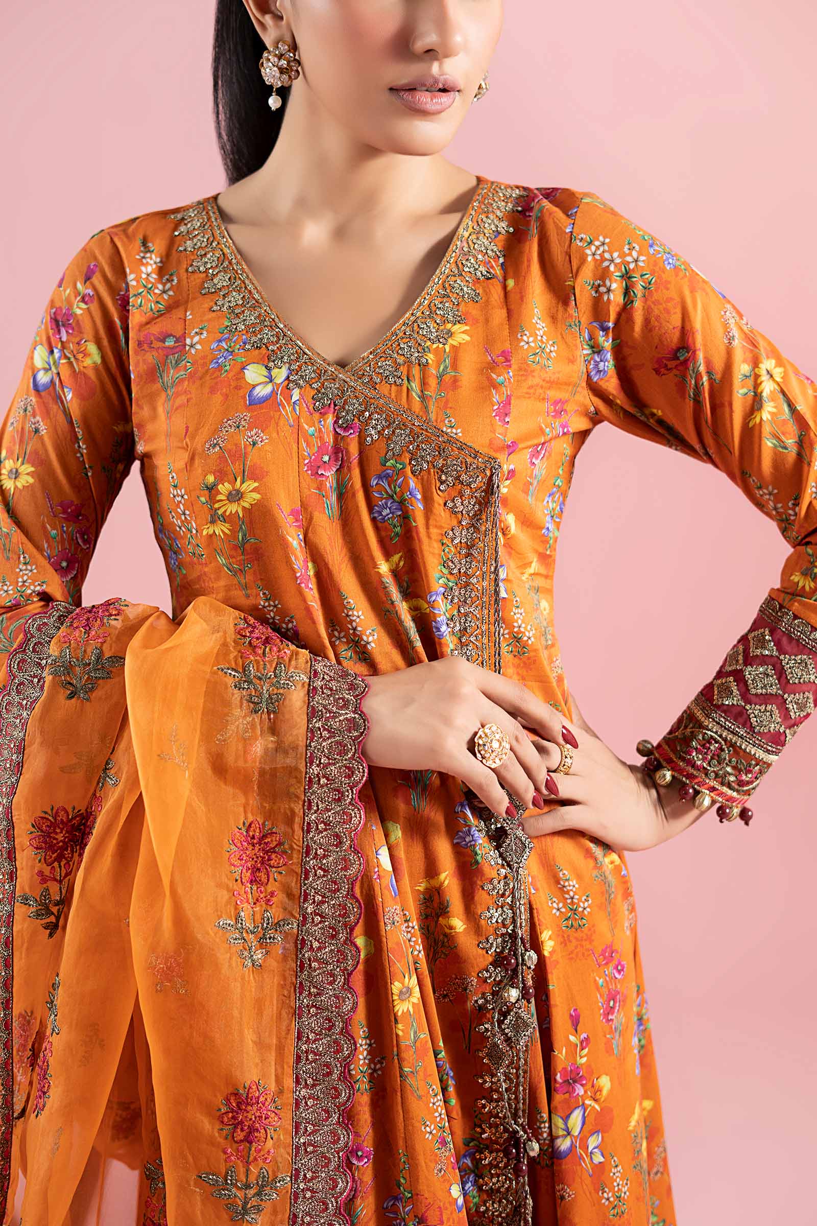 Maria B | Luxury Pret 25 | DW-EA25-17 - Ladies Clothes - Maria Faisal