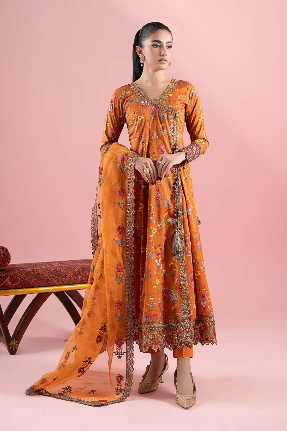 Maria B | Luxury Pret 25 | DW-EA25-17 - Ladies Clothes - Maria Faisal