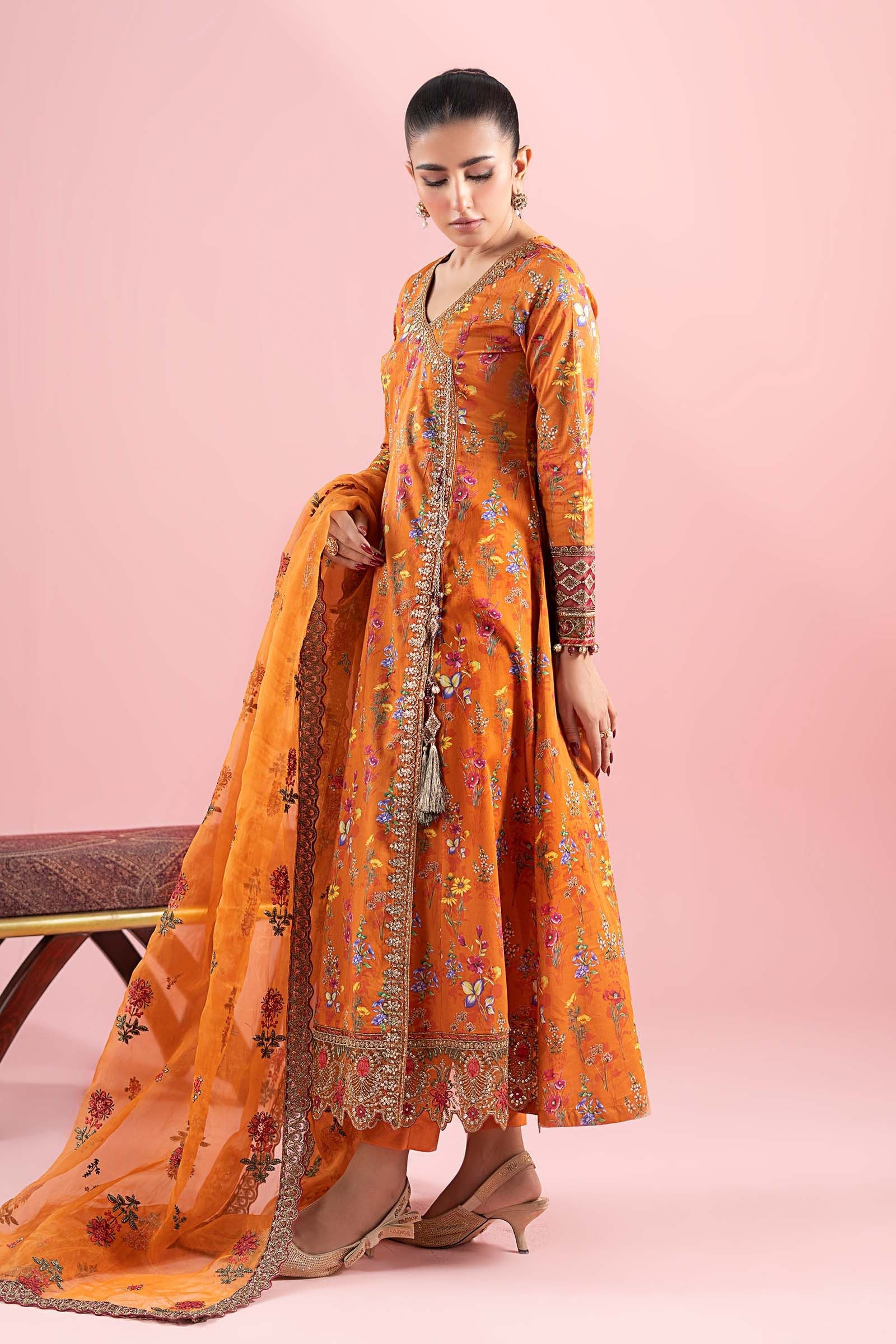 Maria B | Luxury Pret 25 | DW-EA25-17 - Ladies Clothes - Maria Faisal