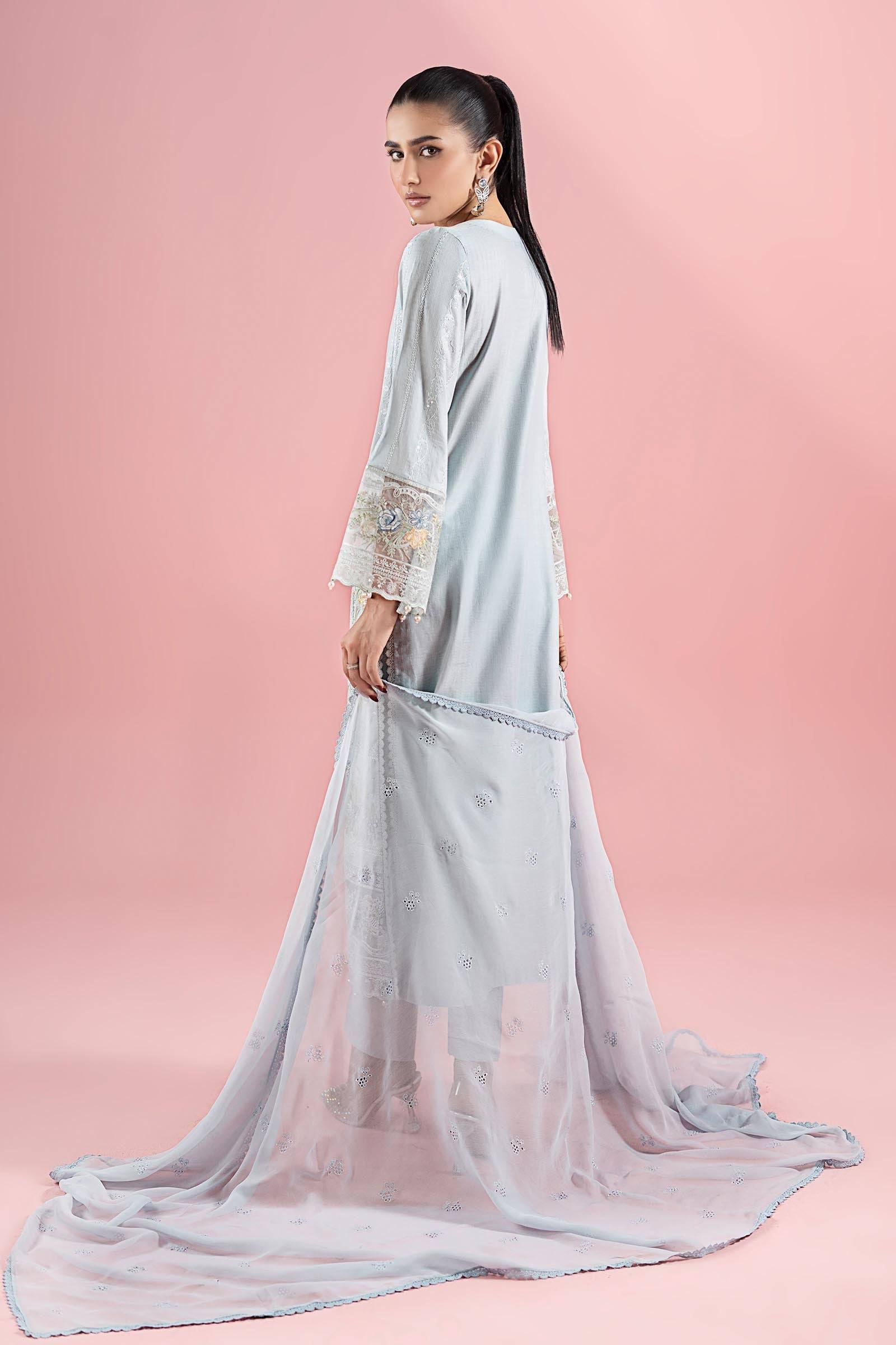 Maria B | Luxury Pret 25 | DW-EA25-25 by Maria Faisal - Registered Vendor of : Maria B - type : Ladies Clothes - 100% original wedding dresses