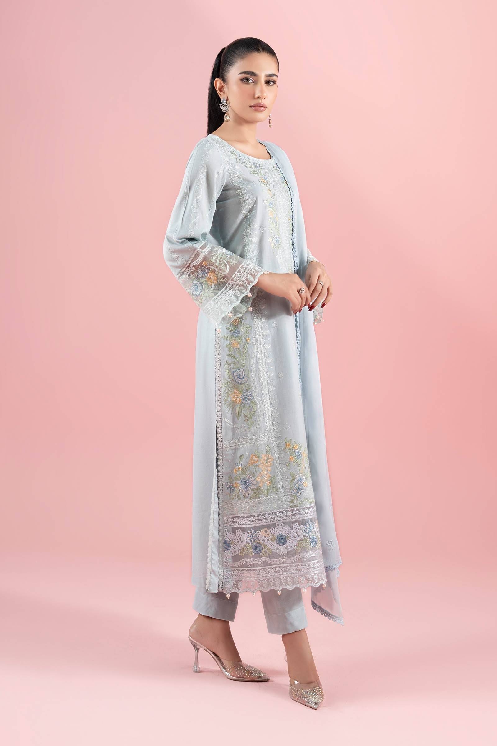 Maria B | Luxury Pret 25 | DW-EA25-25 by Maria Faisal - Registered Vendor of : Maria B - type : Ladies Clothes - 100% original wedding dresses