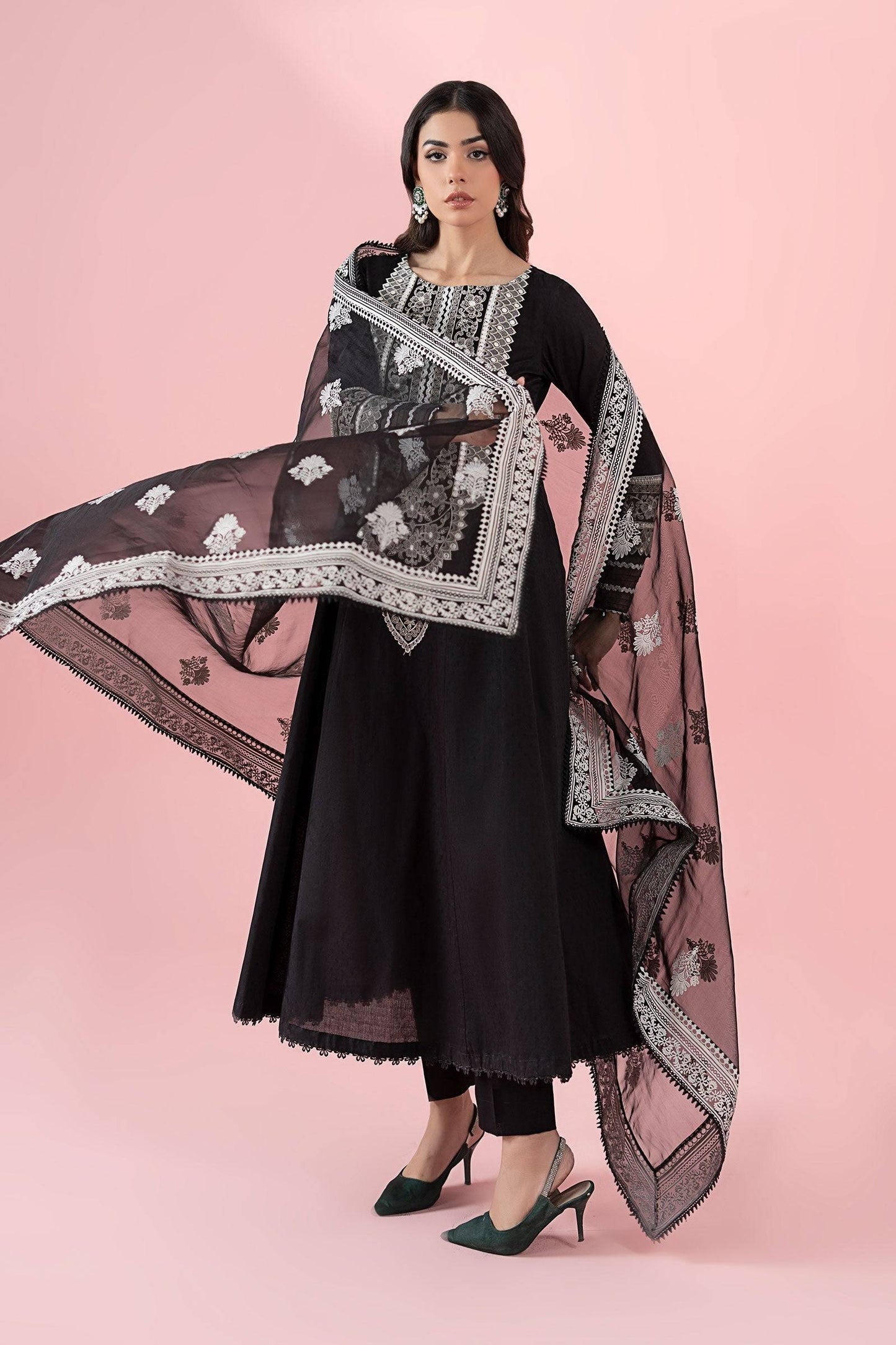 Maria B | Luxury Pret 25 | DW-EA25-37 by Maria Faisal - Registered Vendor of : Maria B - type : Ladies Clothes - 100% original wedding dresses