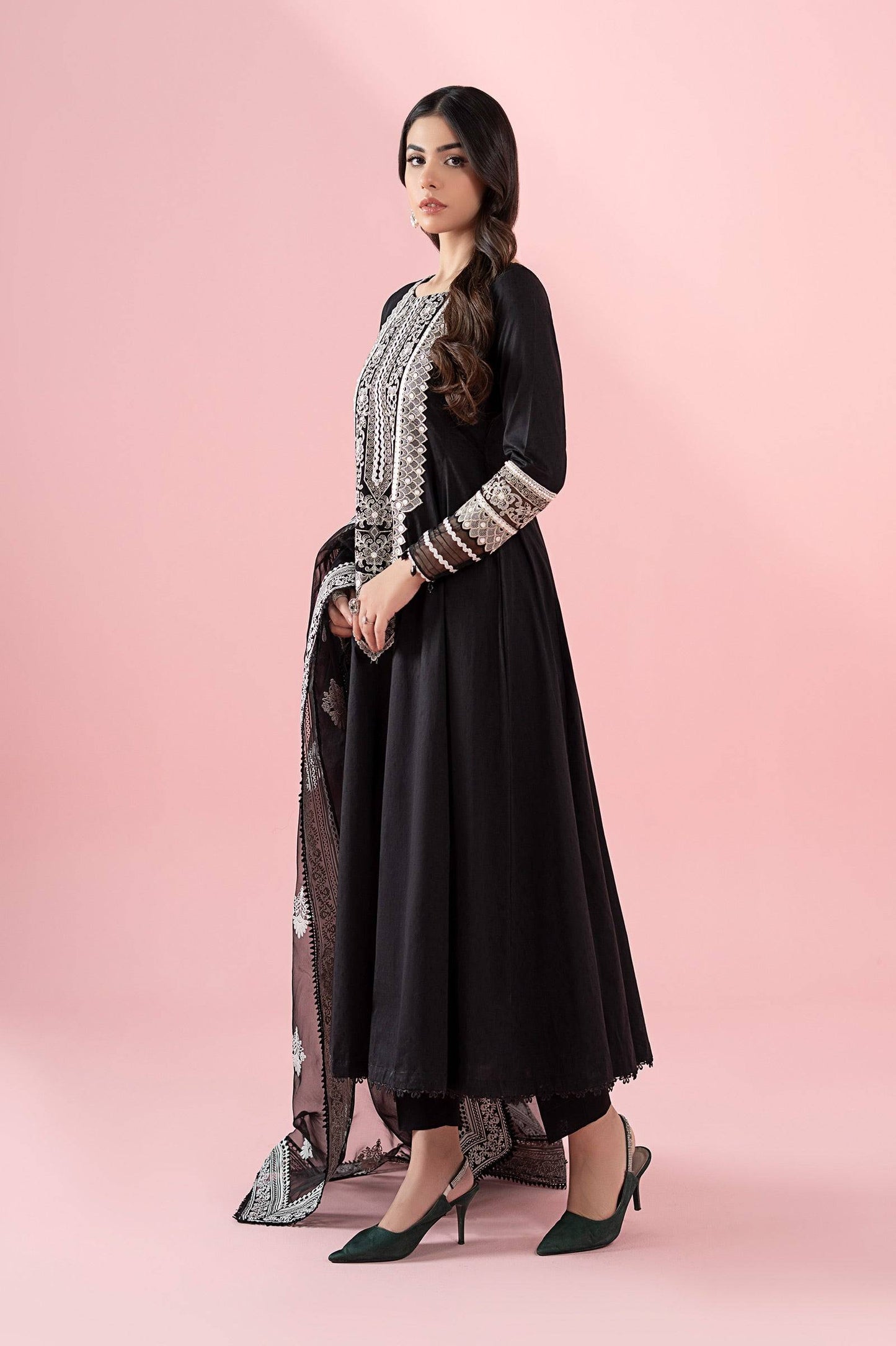 Maria B | Luxury Pret 25 | DW-EA25-37 by Maria Faisal - Registered Vendor of : Maria B - type : Ladies Clothes - 100% original wedding dresses
