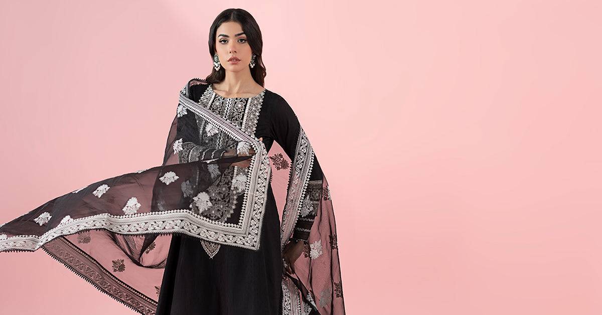 Maria B | Luxury Pret 25 | DW-EA25-37 by Maria Faisal - Registered Vendor of : Maria B - type : Ladies Clothes - 100% original wedding dresses